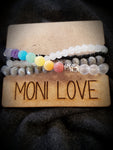 Simple Chakra Strands of Beads