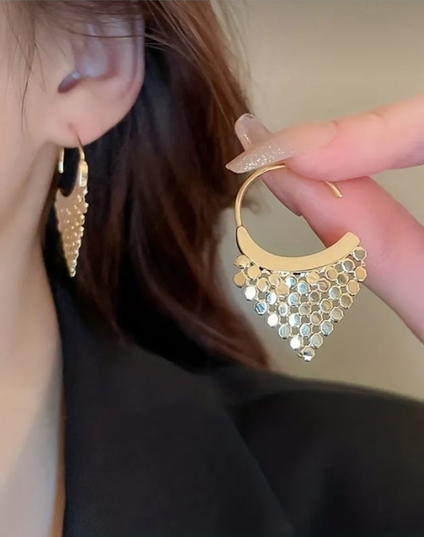 Dangly Disc Earrings