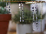 Silver Coin Dangle Earrings